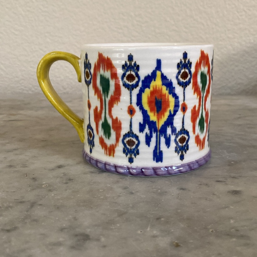 Anthropologie Aztec Ikat Boho print mug - Picture 2 of 5